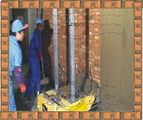 Ez Renda Wall Plaster Rendering Machine In Vertical And Horizontal Level