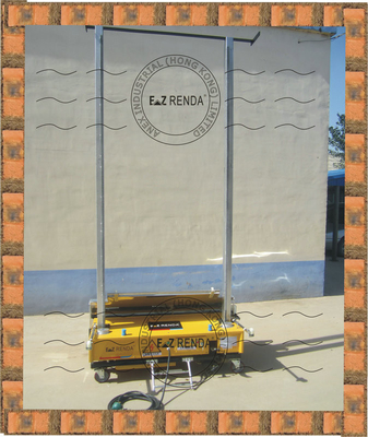 Block Wall Auto Ez Renda Plastering Machine 1250mm * 500mm * 500mm