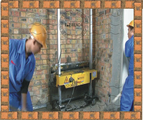 Construction Wall Plastering Machine Automatic For Gypsum Mortar