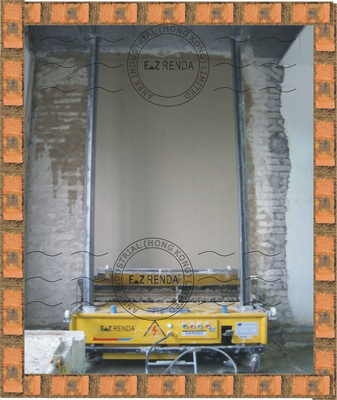 Full Automatic Wall Plastering Rendering Machine 110 kgs 90 m² / h