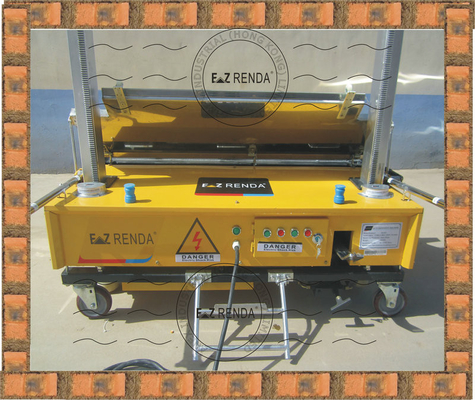 Full Automatic Gypsum Plaster Machine for Room Rendering Vertical and Horizontal 4mm - 30mm Thick