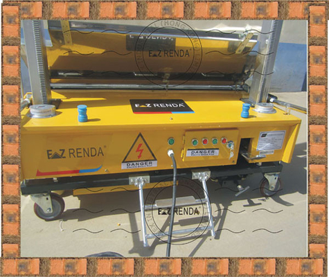 Full Automatic Gypsum Plaster Machine for Room Rendering Vertical and Horizontal 4mm - 30mm Thick