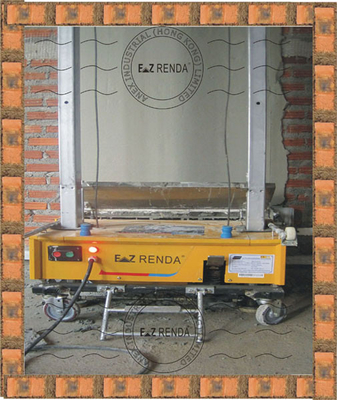 Full Automatic Gypsum Plaster Machine for Room Rendering Vertical and Horizontal 4mm - 30mm Thick