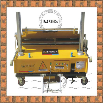 Auto Cement Render Machine For Ceiling Gypsum Wall 85 m² / h