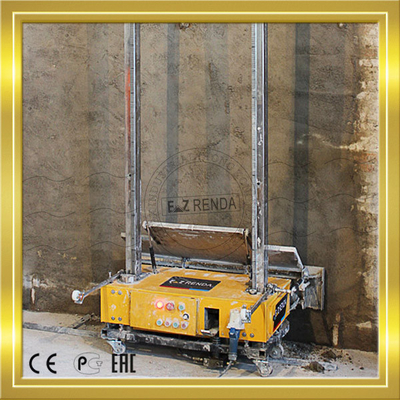 Less Labor Cost Mortar Plastering Machine With 100cm Plaster Trowel