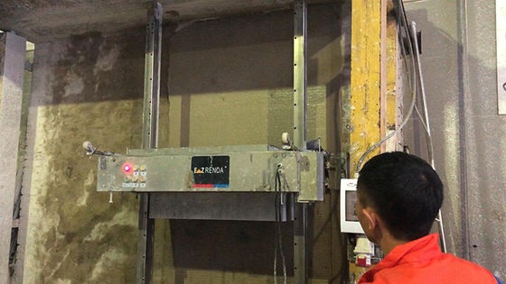 هاون كبير دبابة وقت تحميل جدار التجصيص آلة 1350 * 700 * 500MM